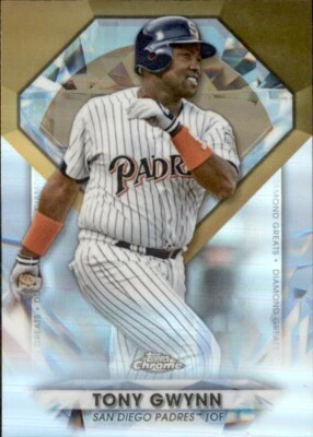 2022 Topps Chrome Update Series - Diamond Greats Chrome Tony Gwynn #DGC-44 - Image 1 of 2