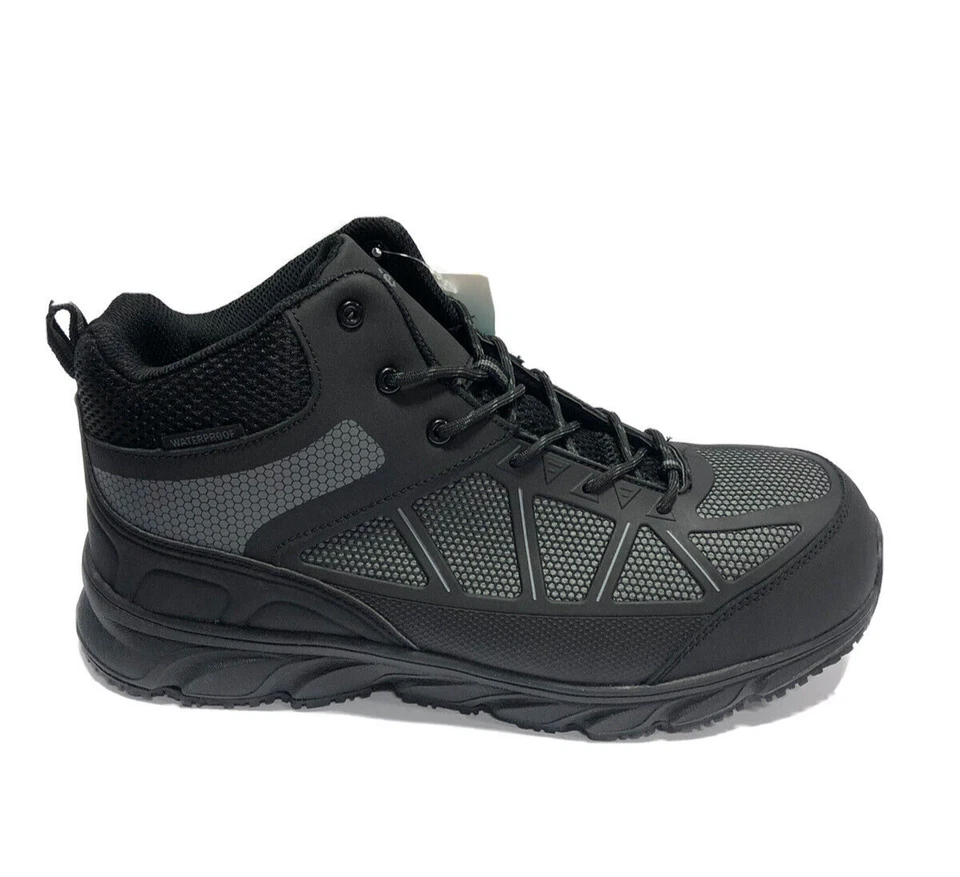 Propet Men’s Seely Hi Dark Grey/Black Boots Size 12 (3E) — 第 1/4 张图片