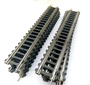 10 gerade Gleise 1/1 Piko Pappschwellen DDR Modelleisenbahn /G56 - Bild 1 von 3