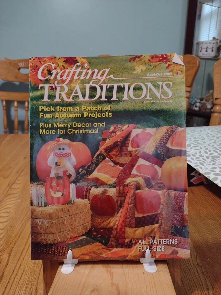 Crafting Traditions Magazine Sept/Oct 2001 ALL PATTERNS FULL SIZE. AQ4 - Image 1 of 1