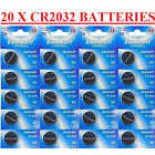 CR2032 3V Lithium cells used in car security (Car alarm keyFob Batteries) X 20 