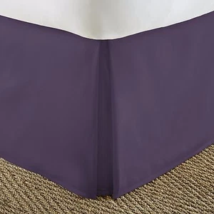 Premium Luxury by Kaycie Gray Hotel Collection Bed Skirt with 14" Drop - Picture 1 of 14
