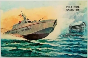 Pola 26-Gaeta 76* 50° ann -Formazione aeronavale-2 Cartoline Guardia di Finanza - Imagen 1 de 4