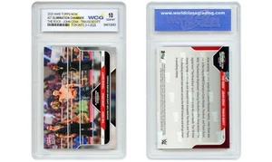 2025 Topps WWE Elimination Chamber Rock / Cena / Travis Scott Card #27 - GEM 10 - Picture 1 of 5