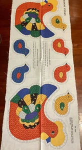 New HENNY PENNY Cranston Fabric Panel Cut & Sew Pillow Toy Cotton 120cm X 43cm - Bild 1 von 3