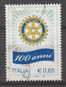 Italia Repubblica 2005,Fondazione Rotary, usato - Foto 1 di 1