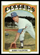 1972 Topps #11 Bobby Valentine Los Angeles Dodgers NR-MINT SET BREAK!