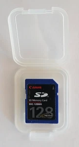 Canon 128MB   SD SDC-128MH Genuine CANON Camera Memory Card - Picture 1 of 6