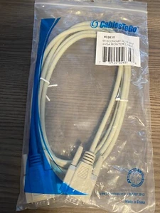 Cable de monitor 02635 C2G para llevar 6 pies Econo HD15 M/M SVGA nuevo en paquete  - Imagen 1 de 3