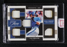 2022 Panini Three and Two Full Count Swatches Gold /35 Paul Molitor #FCS-PM HOF
