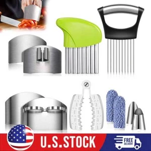 11PCS Finger Guard Set for Cutting Hand Finger Protector Slice Kitchen Tools - Picture 1 of 7
