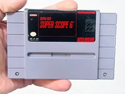 Super Scope 6 - Authentic Super Nintendo Game SNES - Tested - Image 1 of 3