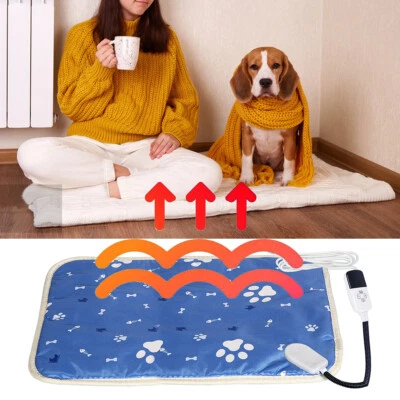 Тепловой коврик для домашних животных самонагревающийся коврик-горячая подушка нескользящий для домашних животных кошек собак - Изображение 1 из 4