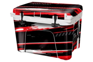 Vinyl Cooler Wrap fits YETI Tundra 35 | Decal Skin FULL - RZR SxS Red - Picture 1 of 7
