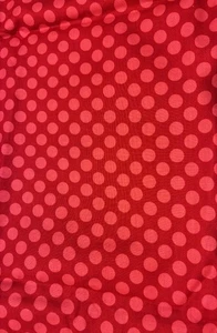 Valentine Dots by Sugar & Spice Textiles Red w Pink Dots Fabric Quilt Decor 2 yd - Picture 1 of 4