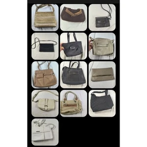 Reduced: Lot Of 13 Women's Hand Bags Top Brands - Picture 1 of 16