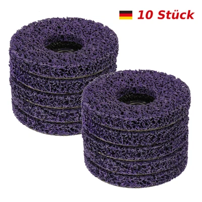 10x Rostio CSD Scheibe Lila CBS Grob-Reinigungsscheibe 125mm Winkelschleifer DHL - Bild 1 von 4