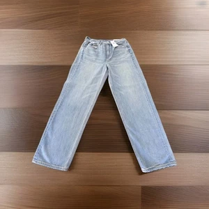 American Eagle Damenjeans 10 Baggy Fit hoher Bund helle Waschung Baumwolle Denim neu mit Etikett - Bild 1 von 23