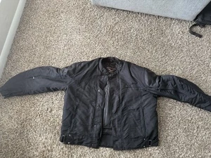 Revolution Gear Size 2XLBlack Motorcycle Jacket Protective Armor Pads With Liner - Bild 1 von 10