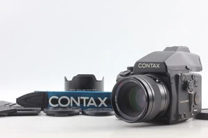 [COMO NUEVO con Capucha] Cámara fotográfica CONTAX 645 AE 80mm F2 Lente MFB-1A 120 de JAPÓN - Imagen 1 de 15