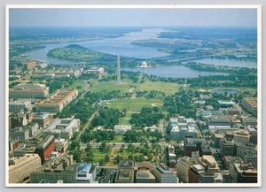 Kontinentale Postkarte Luftaufnahme Washington DC - Bild 1 von 2
