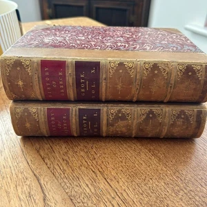 History of Greece - Grote - Vol. I 1846 and Vol. X 1852 - With Maps - Antique - Picture 1 of 8