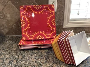 Bobby Flay Kohls Melamine Dishes Set, Bowls, Dinner Plates - Picture 1 of 4