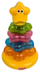 Fisher Price Little Superstar 2004 apilador luces música en funcionamiento no funciona de colección Y2K - Imagen 1 de 3