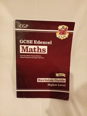 CGP GCSE Edexcel Maths The Revision Guide Higher Level Mathematics Exam Book - Image 1 of 4