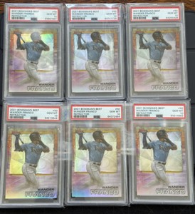 2021 Bowman's Best Refractor Wander Franco True Rookie RC #50 PSA 10 GEM MINT