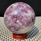 285G RARE ! Marvelous Lepidolite Purple Mica Globe Reiki Crystal Sphere Ball