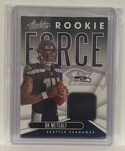 Camiseta deportiva Panini Absolute Rookie Force 2019 #RF-9 DK Metcalf, RC, MEM, Seahawks - Imagen 1 de 2