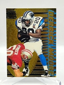 1996 Pacific Crown Collection Card P19 Derrick Moore Carolina Panthers Gold Foil - Picture 1 of 3