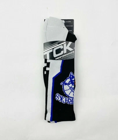 TCK Dallas Mavericks Basketball Crew Sock Adult L Shoe Sz 9-13 Black Blue LPMPC Cover