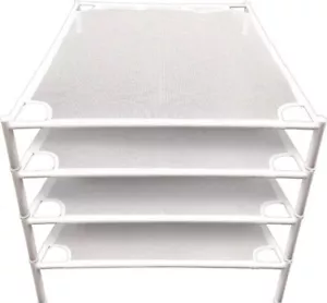 (2) - 27''x 27" STACKABLE Herb DRYING RACKS Foldable Expandable Hydroponics - Picture 1 of 6
