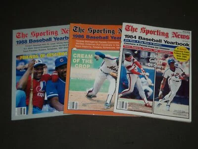 1984-1988 THE SPORTING NEWS BASEBALL YEARBOOK LOT OF 3 - O 1611 - Image 1 of 4