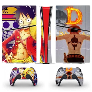 ONE-PIECE For PS5 Slim Digital Skin Playstation 5 Slim Sticker Decal Skin Set AU - Picture 1 of 28