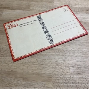 1975 Mamma Leone's Restaurant New York City NY faltbare Versandtasche Speisekarte - Bild 1 von 5