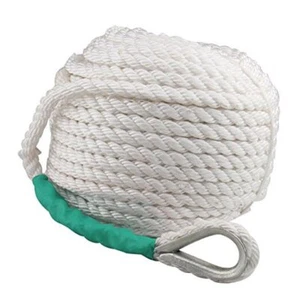 Boat Anchor Rope 200 ft x 1/2 inch Polypropylene Rope 3 Strand 1/2 inch 200 ft - Picture 1 of 7