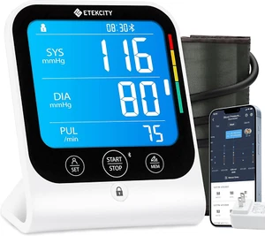 Monitor de presión arterial, uso doméstico, máquina automática inteligente Bluetooth BP brazo superior - Imagen 1 de 12