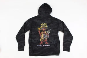 ET "This Is My Safety" Multicam Black Zip Up Hoodie - Picture 1 of 9