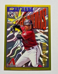 2023 Topps Finest Flashbacks #172 GABRIEL MORENO RC Phenoms GOLD Border RARE - Picture 1 of 2