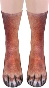 Freenfond Funny Animal Paw Socks Gag Gifts for White Elephant Gift Exchange - Picture 1 of 5