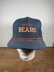 Vtg NOS Chicago Bears Sports Specialties Script Snapback Hat NFL - Picture 1 of 7