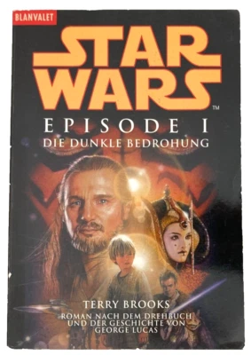 Star Wars Episode 1 The Phantom Menace in GERMAN Paperback Book By Terry Brooks - Image 1 of 4