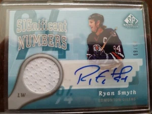 Maillot 2005-06 SP Game Occasion Ryan Smith Numéros Significatifs Autographe Auto /94 - Photo 1 sur 2