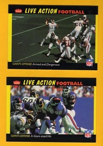 Juego Fleer Action New York Giants 1987 Phil Simms Harry Carson Lawrence Taylor - Imagen 1 de 1