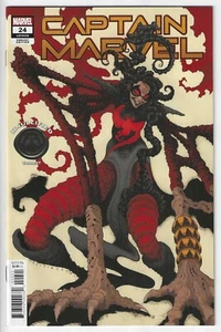 CAPTAIN MARVEL #24 (2019) KNULLIFIED VARIANT ~ NEAR MINT+ 9.6 - Picture 1 of 2