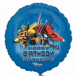 18" Transformers Prime "Happy Birthday Autobot"  Foil Balloon Party Decoration