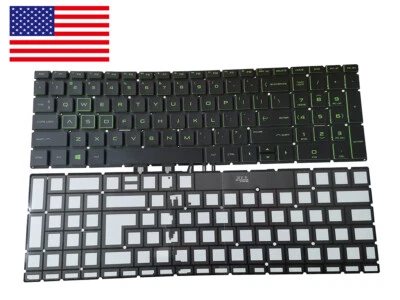Nuevo teclado retroiluminado negro HP Pavilion 15-DK 15-DK1xxx 15-DK1056WM 15DK TPN-C135 Foto 1 de 4
